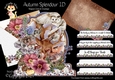 Autumn Splendour 1D Shaped 6x6 Card & Envelope Kit