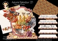 Autumn Splendour 2D Shaped 6x6 Card & Envelope Kit