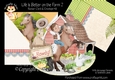 Life is Better on the Farm 2 Rocker Card Mini Kit
