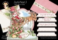 Joyful Noel 3 Shaped 6x6 Card & Envelope Kit