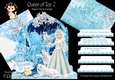 Queen of Ice 2 Shaped 6x6 Card & Envelope Kit