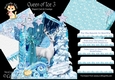 Queen of Ice 3 Shaped 6x6 Card & Envelope Kit