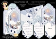Tales of Winter 1B - Upright Z-fold Tag Card Mini Kit