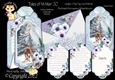 Tales of Winter 2C - Upright Z-fold Tag Card Mini Kit