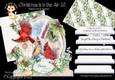 Christmas is in the Air 10 Shaped 6x6 Card & Envelope Kit