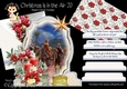 Christmas is in the Air 20 Shaped 6x6 Card & Envelope Kit