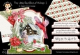 The Little Red Bird of Winter 1 XL Shaped Card Kit