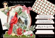The Little Red Bird of Winter 2 XL Shaped Card Kit