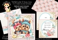 Yorkie Love 4  7.5x7.5 Simply Cards 