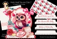 Hoot, Hoot! You are Cute 2 XL Shaped Card Kit