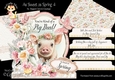 As Sweet As Spring 4 XL Shaped Card Kit