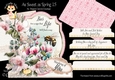 As Sweet As Spring 15 XL Shaped Card Kit