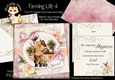Farming Life 4  7.75x7.75 Simply Cards 