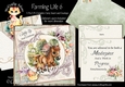 Farming Life 6  7.75x7.75 Simply Cards 