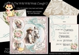 The Wild Wild West Cowgirl 3  7.75x7.75 Simply Cards 