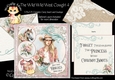 The Wild Wild West Cowgirl 4  7.75x7.75 Simply Cards 