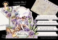 Lavender Bliss 3 XL Shaped Card Kit