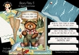 Beary Fishy 5 XL Shaped Card Kit