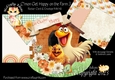 Cmon Get Happy on the Farm 3 1 Rocker Card