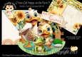 Cmon Get Happy on the Farm 5  Rocker Card