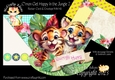 Cmon Get Happy in the Jungle 2 Rocker Card