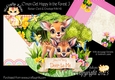 Cmon Get Happy in the Forest 3 Rocker Card