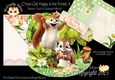 Cmon Get Happy in the Forest 4 Rocker Card