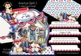 American Spirit 3 XL Shaped Card Kit