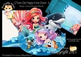 Cmon Get Happy in the Ocean 4 Rocker Card