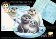 Cmon Get Happy in the Arctic 2 Rocker Card