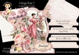 Vintage Rose 2 XL Shaped Card Kit