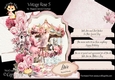 Vintage Rose 5 XL Shaped Card Kit