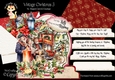 Vintage Christmas 3 XL Shaped Card Kit