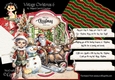 Vintage Christmas 6 XL Shaped Card Kit