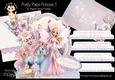 Pretty Pastel Princess 5 XL Shaped Card Kit