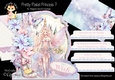 Pretty Pastel Princess 7 XL Shaped Card Kit