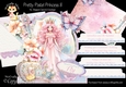 Pretty Pastel Princess 8 XL Shaped Card Kit