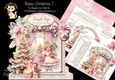 Rosey Christmas 2 XL Shaped Card Kit