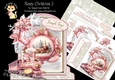 Rosey Christmas 3 XL Shaped Card Kit