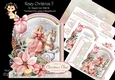 Rosey Christmas 5 XL Shaped Card Kit