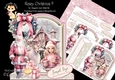 Rosey Christmas 9 XL Shaped Card Kit