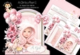 A Girl is a Pearl 1 XL Shaped Card Kit