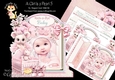 A Girl is a Pearl 5 XL Shaped Card Kit