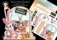 Back to School Bunnies 1 XL Shaped Card Kit