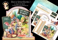 Back to School Bunnies 2 XL Shaped Card Kit