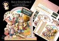 Back to School Bunnies 3 XL Shaped Card Kit