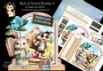 Back to School Bunnies 4 XL Shaped Card Kit