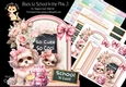 Back to School in the Pink 3 XL Shaped Card Kit