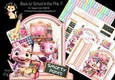 Back to School in the Pink 5 XL Shaped Card Kit
