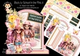 Back to School in the Pink 6 XL Shaped Card Kit